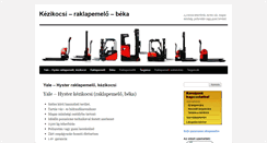 Desktop Screenshot of kezikocsi.com